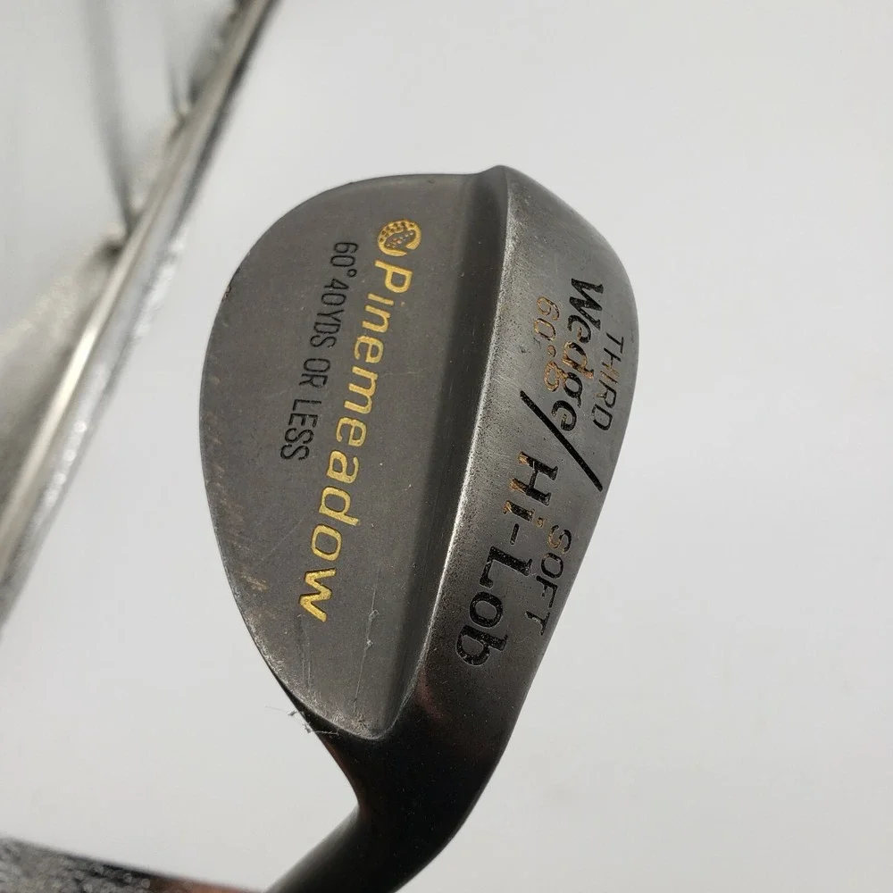 RH Pinemeadow Third Wedge‎ 60 Degree Soft Hi-Lob Regular Steel Shaft Great Cond.